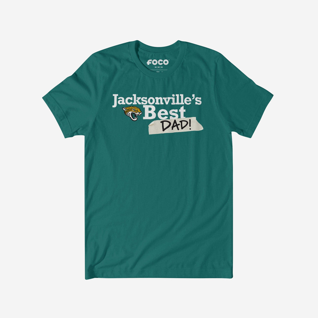Jacksonville Jaguars World's Best Dad T-Shirt FOCO S - FOCO.com