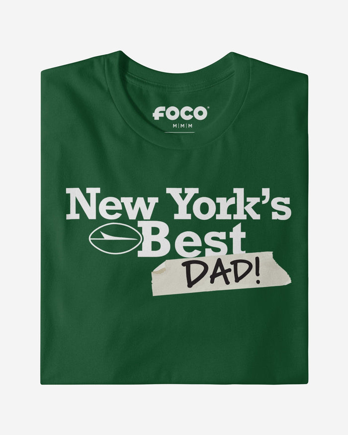 New York Jets World's Best Dad T-Shirt FOCO S - FOCO.com
