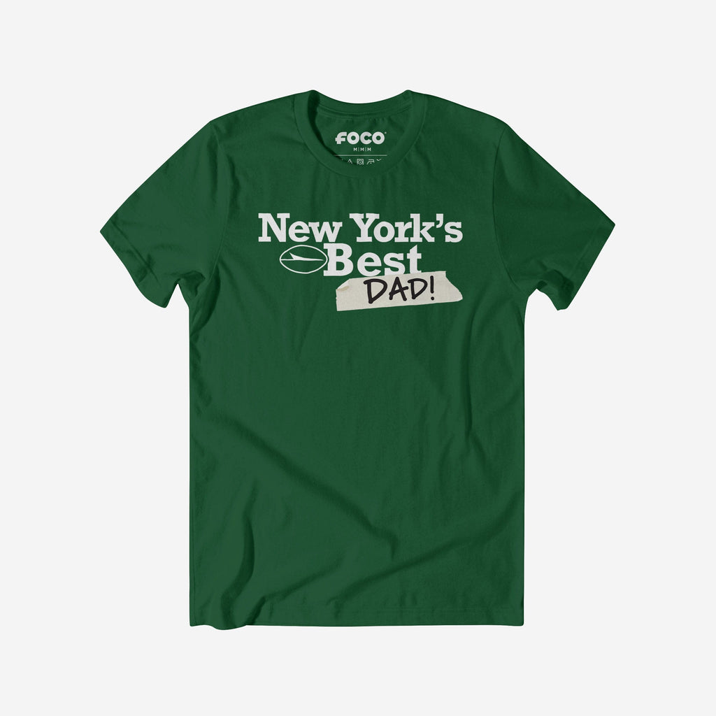 New York Jets World's Best Dad T-Shirt FOCO S - FOCO.com