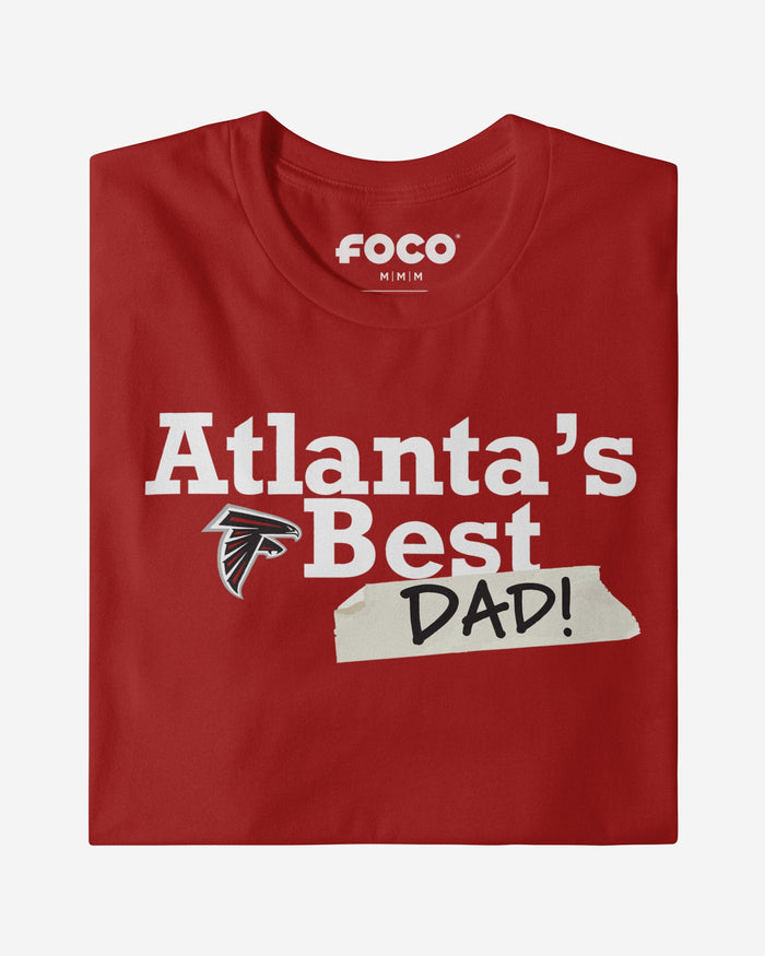 Atlanta Falcons World's Best Dad T-Shirt FOCO S - FOCO.com