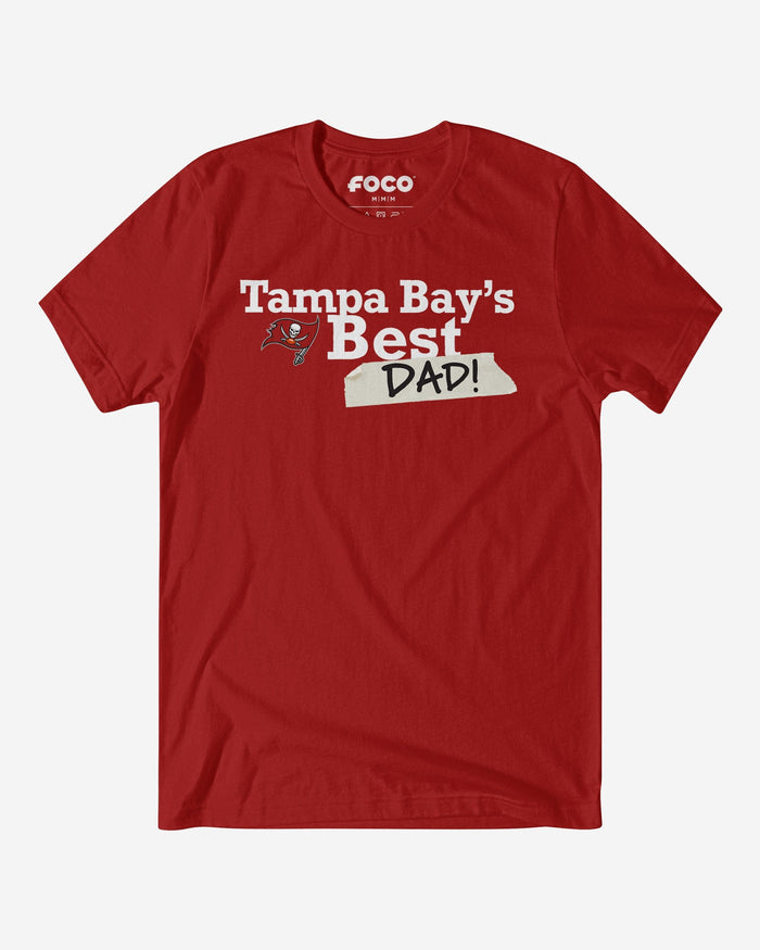 Tampa Bay Buccaneers World's Best Dad T-Shirt FOCO S - FOCO.com