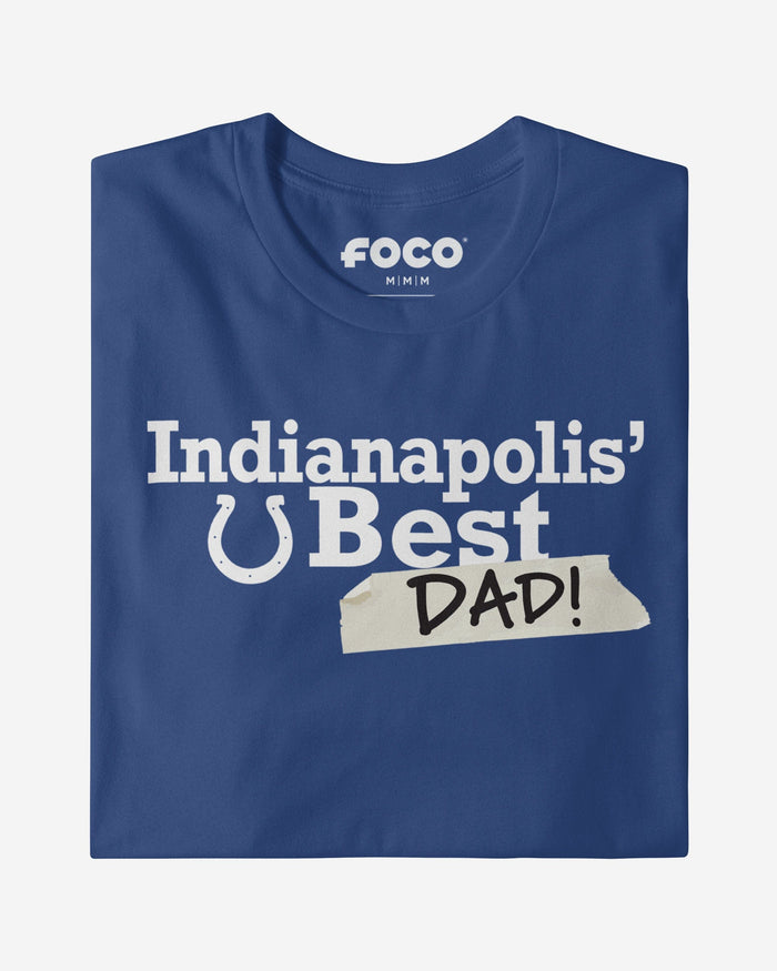Indianapolis Colts World's Best Dad T-Shirt FOCO S - FOCO.com