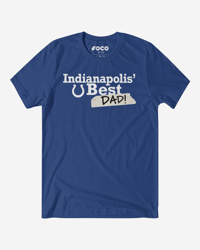 Indianapolis Colts World's Best Dad T-Shirt FOCO S - FOCO.com