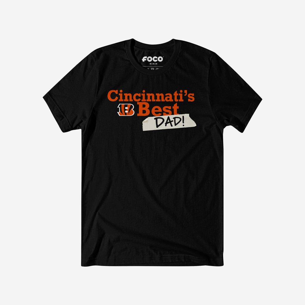 Cincinnati Bengals World's Best Dad T-Shirt FOCO S - FOCO.com