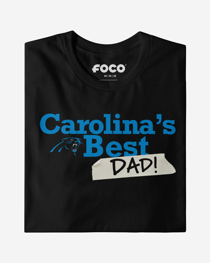 Carolina Panthers World's Best Dad T-Shirt FOCO S - FOCO.com