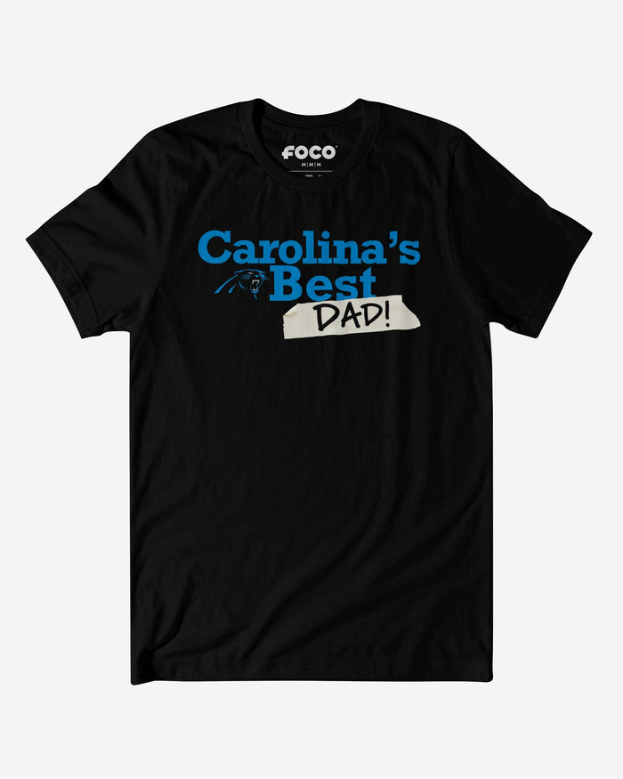 Carolina Panthers World's Best Dad T-Shirt FOCO S - FOCO.com