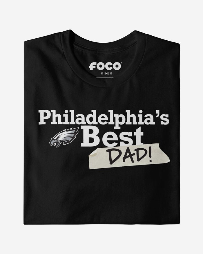 Philadelphia Eagles World's Best Dad T-Shirt FOCO S - FOCO.com