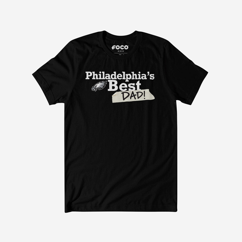 Philadelphia Eagles World's Best Dad T-Shirt FOCO S - FOCO.com