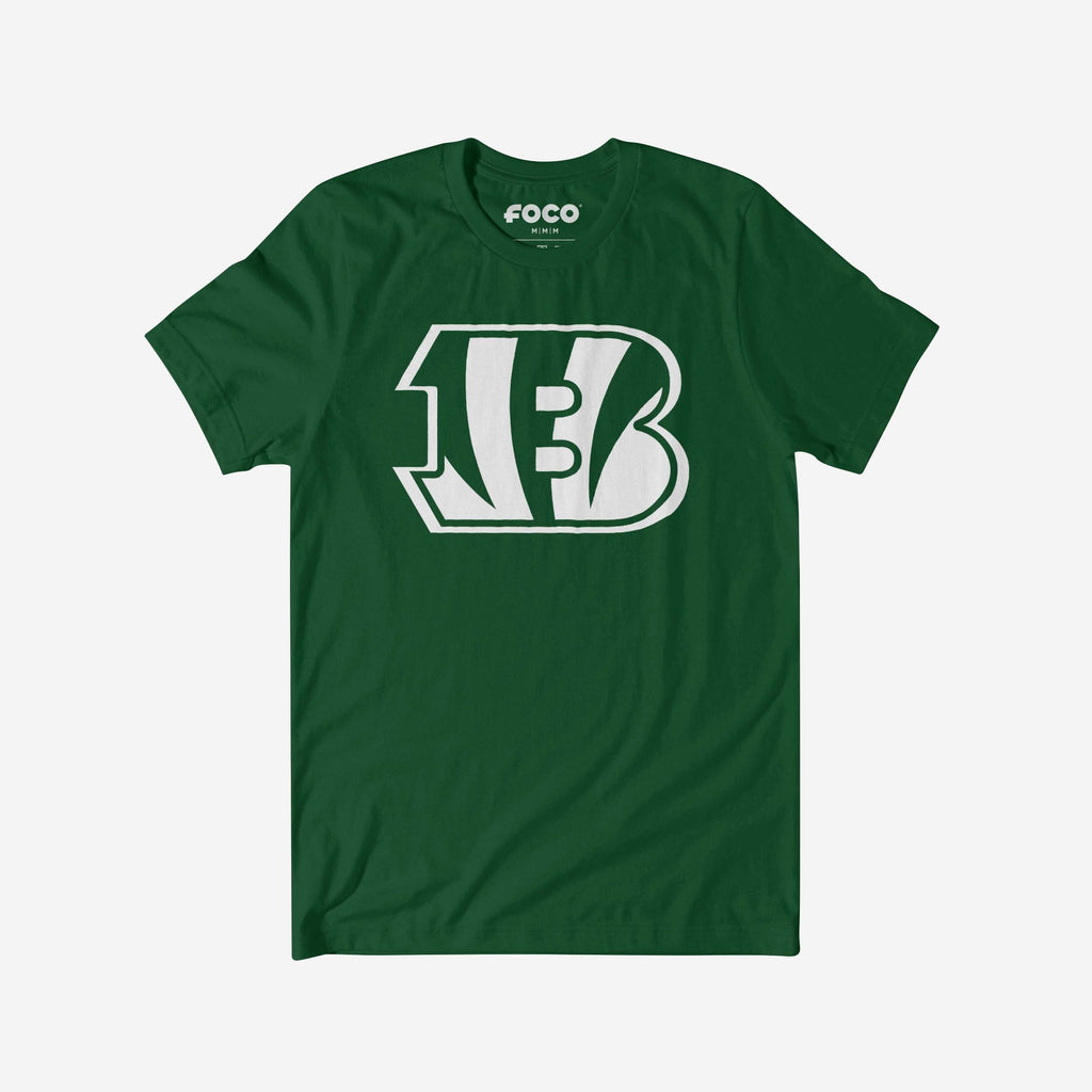 Cincinnati Bengals White Logo T-Shirt FOCO S - FOCO.com