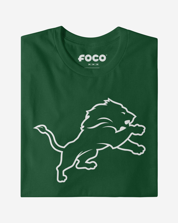 Detroit Lions White Logo T-Shirt FOCO - FOCO.com