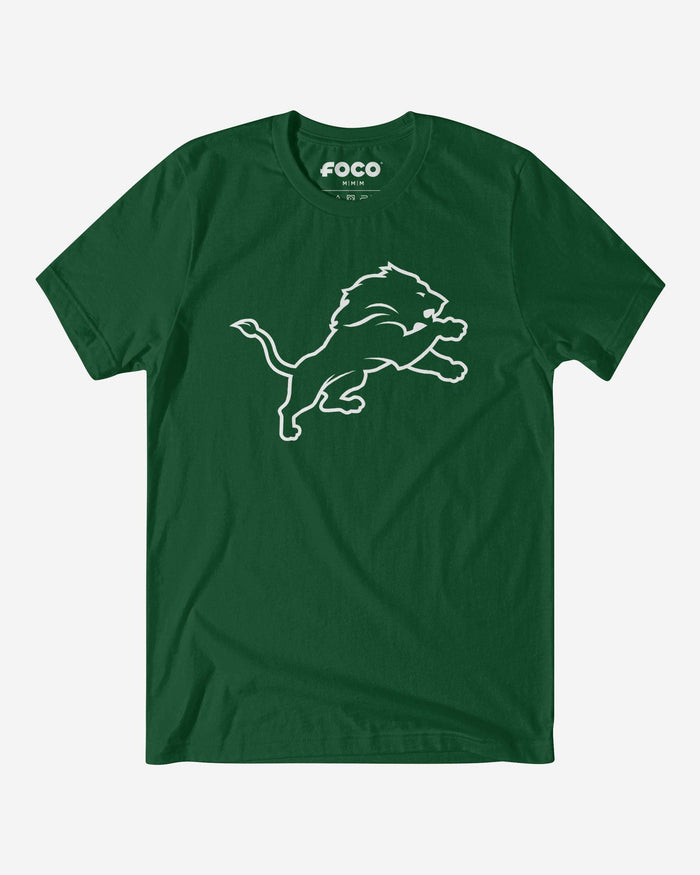 Detroit Lions White Logo T-Shirt FOCO S - FOCO.com