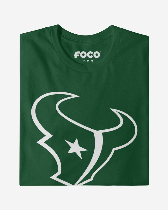 Houston Texans White Logo T-Shirt FOCO - FOCO.com