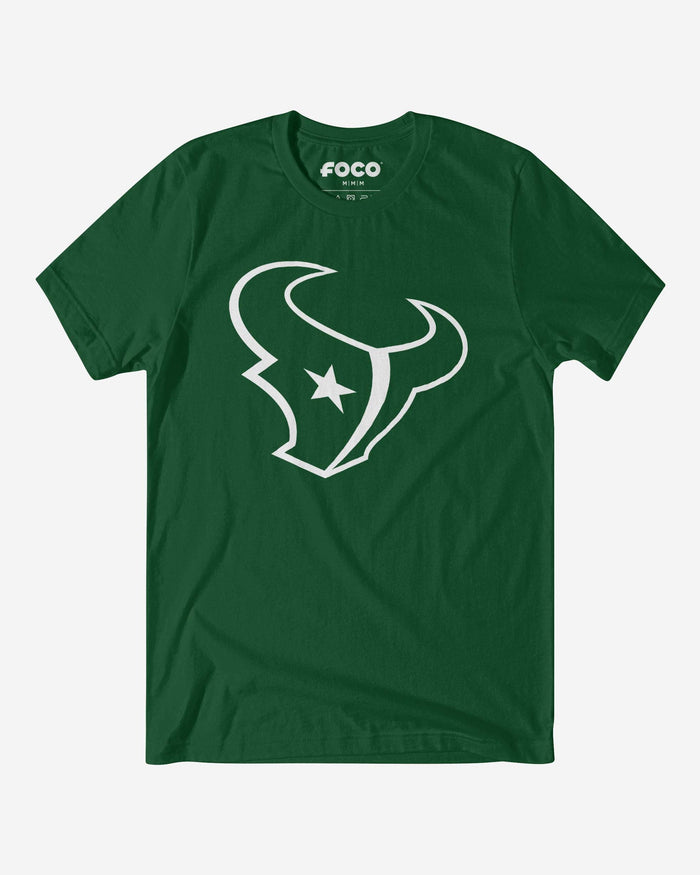 Houston Texans White Logo T-Shirt FOCO S - FOCO.com