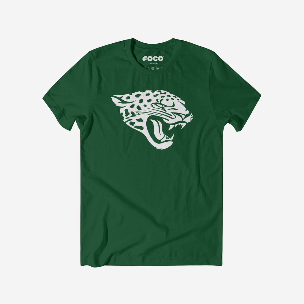 Jacksonville Jaguars White Logo T-Shirt FOCO S - FOCO.com