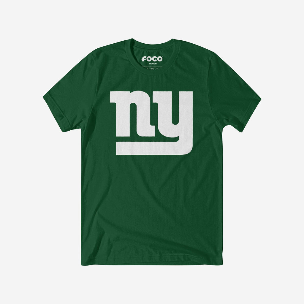 New York Giants White Logo T-Shirt FOCO S - FOCO.com