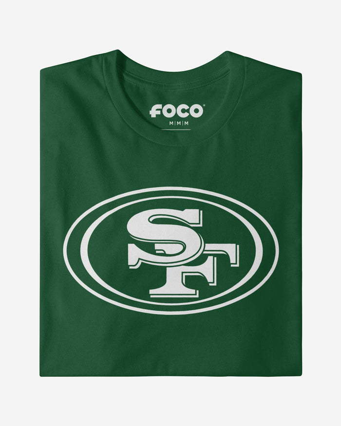 San Francisco 49ers White Logo T-Shirt FOCO - FOCO.com