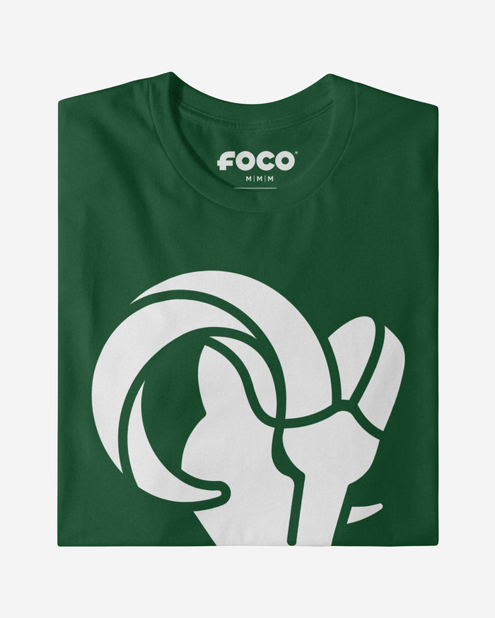 Los Angeles Rams White Logo T-Shirt FOCO - FOCO.com