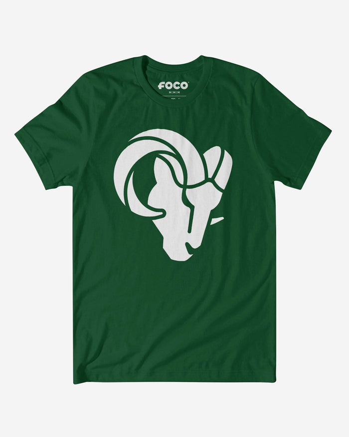 Los Angeles Rams White Logo T-Shirt FOCO S - FOCO.com