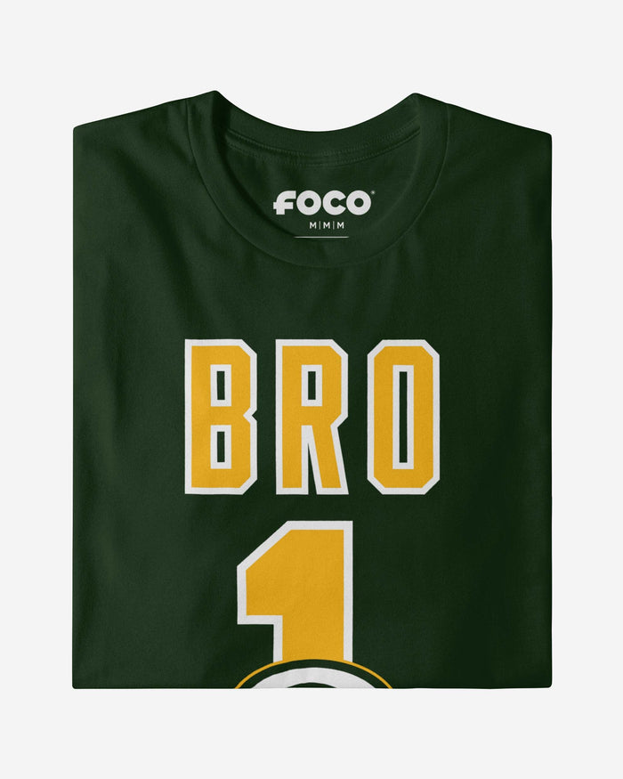 Green Bay Packers Number 1 Bro T-Shirt FOCO - FOCO.com