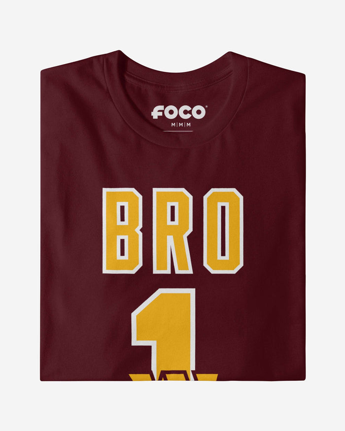 Washington Commanders Number 1 Bro T-Shirt FOCO - FOCO.com