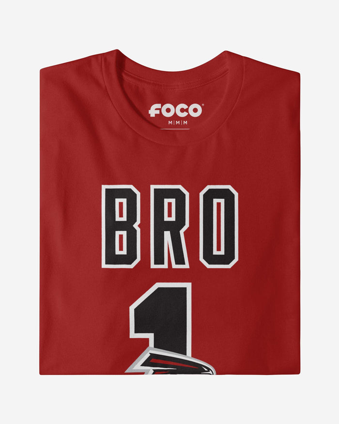 Atlanta Falcons Number 1 Bro T-Shirt FOCO - FOCO.com