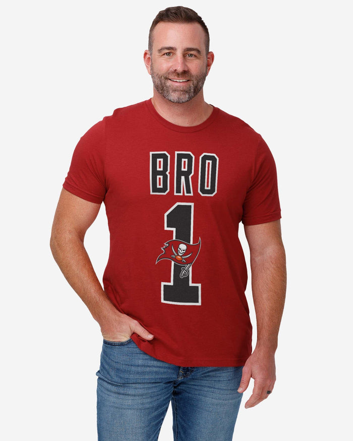 Tampa Bay Buccaneers Number 1 Bro T-Shirt FOCO - FOCO.com
