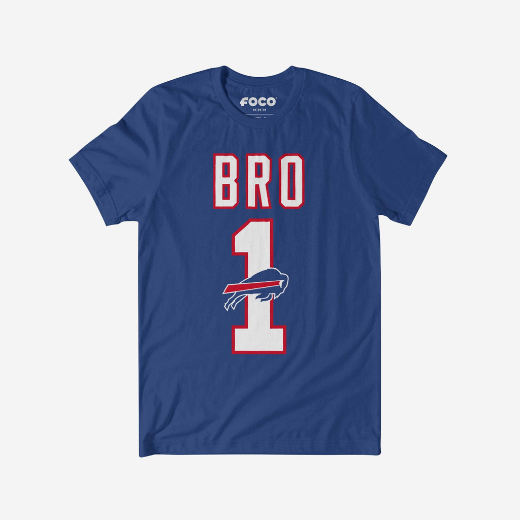 Buffalo Bills Number 1 Bro T-Shirt FOCO S - FOCO.com