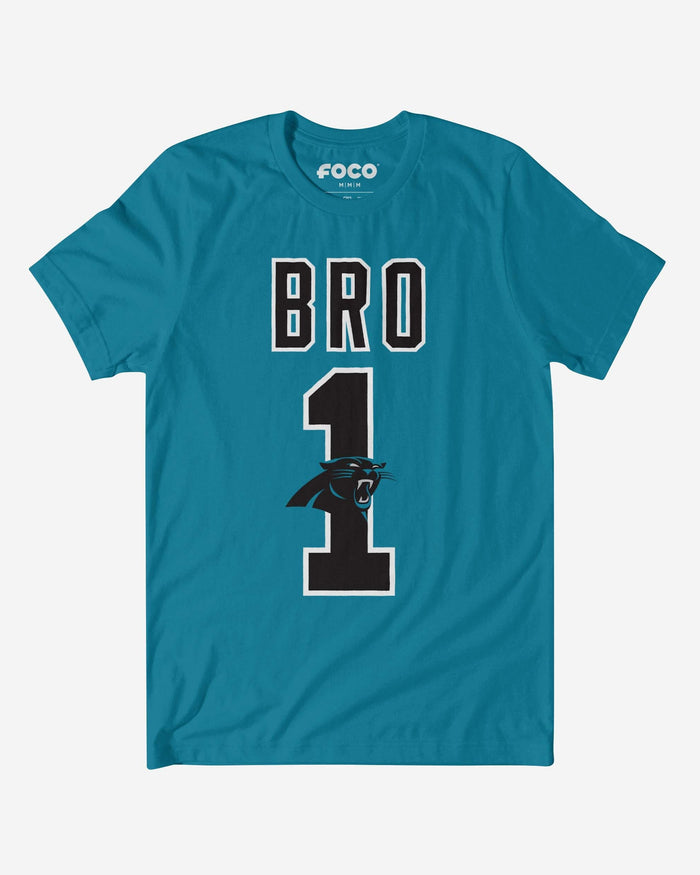 Carolina Panthers Number 1 Bro T-Shirt FOCO S - FOCO.com