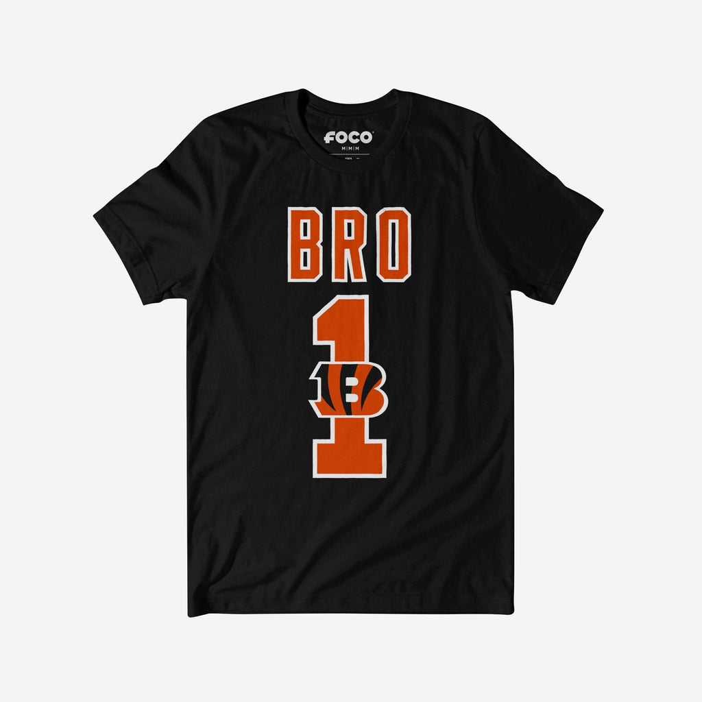 Cincinnati Bengals Number 1 Bro T-Shirt FOCO S - FOCO.com