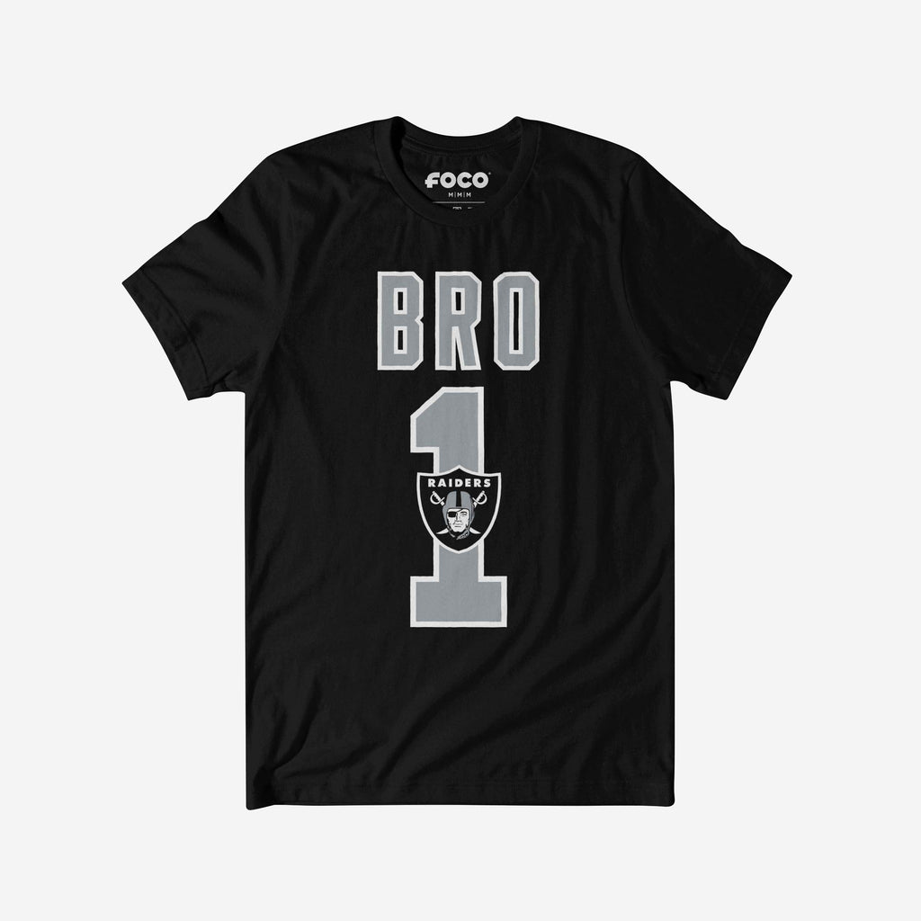 Las Vegas Raiders Number 1 Bro T-Shirt FOCO S - FOCO.com
