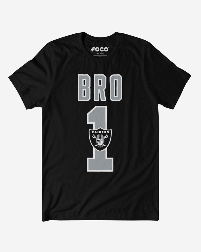 Las Vegas Raiders Number 1 Bro T-Shirt FOCO S - FOCO.com