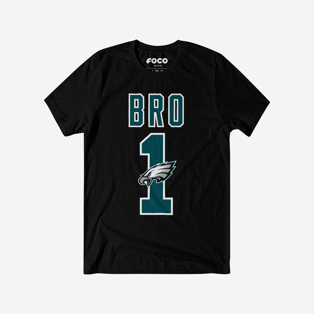 Philadelphia Eagles Number 1 Bro T-Shirt FOCO S - FOCO.com