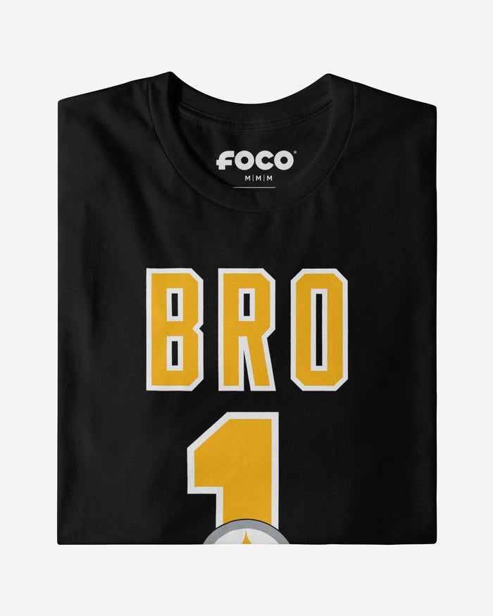 Pittsburgh Steelers Number 1 Bro T-Shirt FOCO - FOCO.com