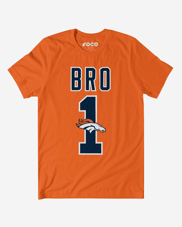 Denver Broncos Number 1 Bro T-Shirt FOCO S - FOCO.com