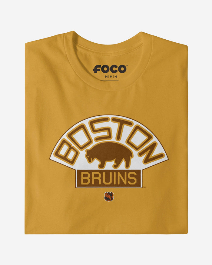 Boston Bruins 1924 Retro Logo T-Shirt FOCO Black S - FOCO.com