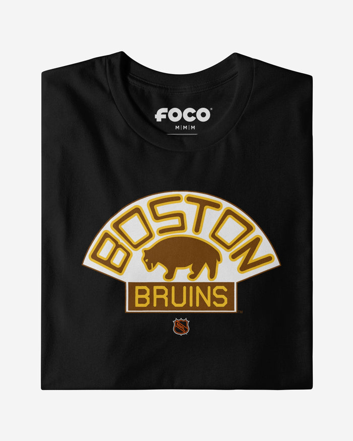Boston Bruins 1924 Retro Logo T-Shirt FOCO Black S - FOCO.com
