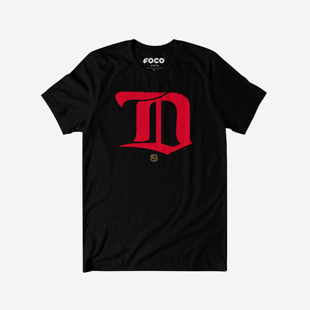 Detroit Red Wings 1926 Retro Logo T-Shirt FOCO Black S - FOCO.com