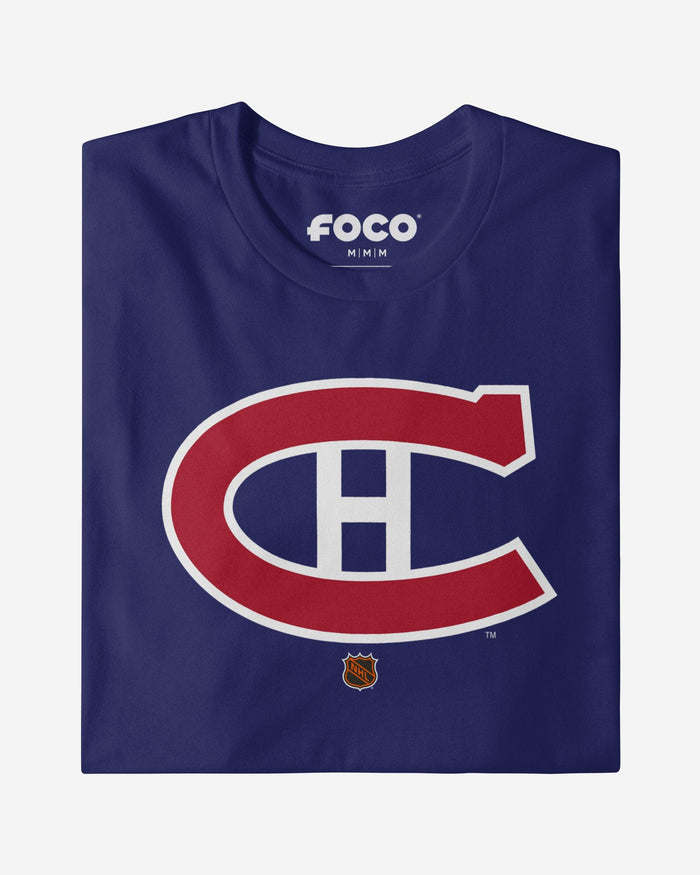 Montreal Canadiens 1947 Retro Logo T-Shirt FOCO Canvas Red S - FOCO.com