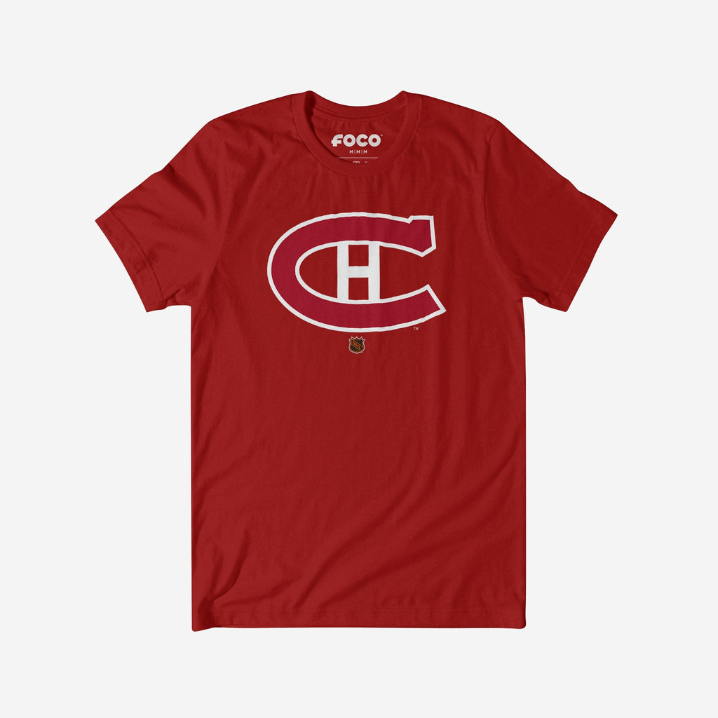Montreal Canadiens 1947 Retro Logo T-Shirt FOCO Canvas Red S - FOCO.com