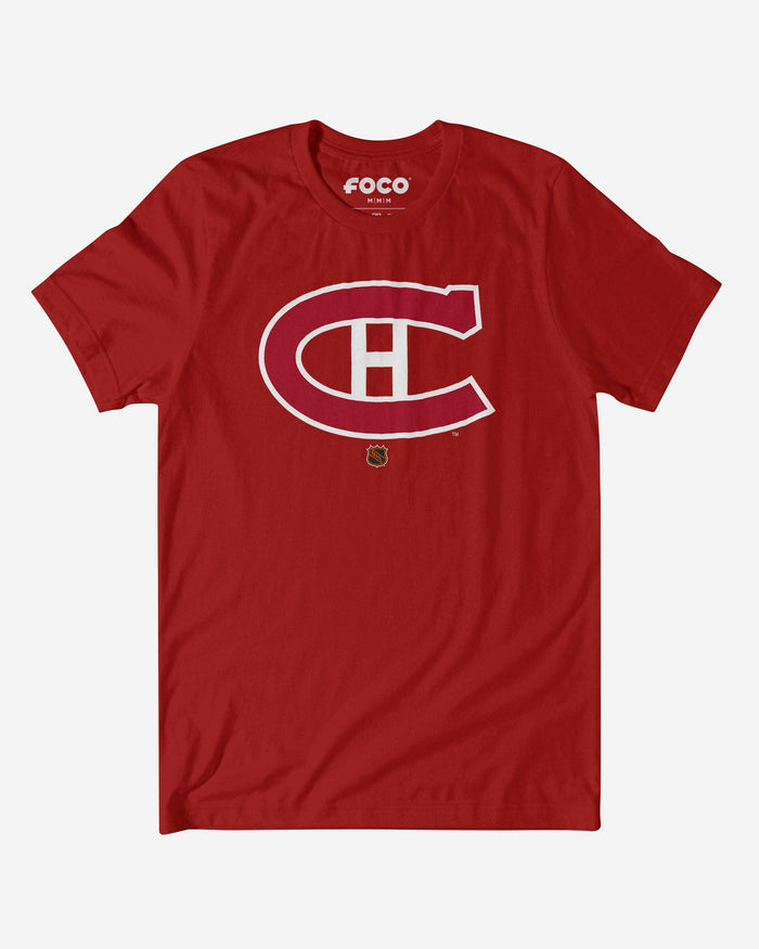 Montreal Canadiens 1947 Retro Logo T-Shirt FOCO Canvas Red S - FOCO.com