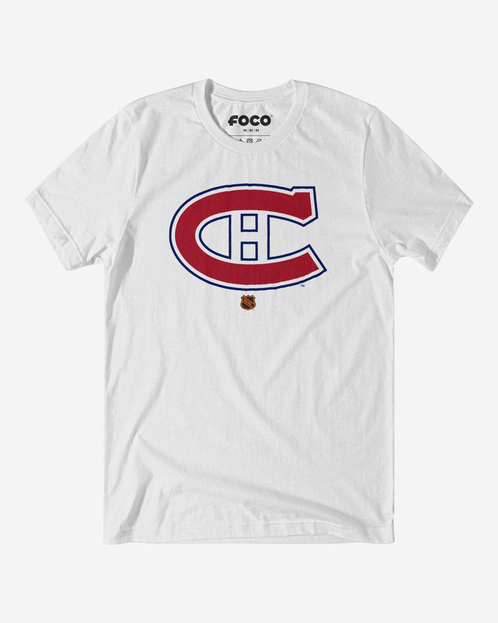 Montreal Canadiens 1947 Retro Logo T-Shirt FOCO White S - FOCO.com