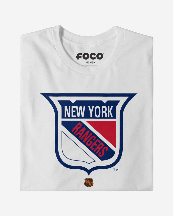 New York Rangers 1963 Retro Logo T-Shirt FOCO Team Navy S - FOCO.com