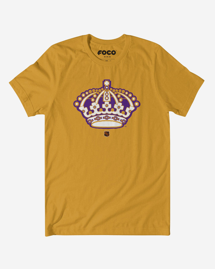 Los Angeles Kings 1967 Retro Logo T-Shirt FOCO Maize Yellow S - FOCO.com