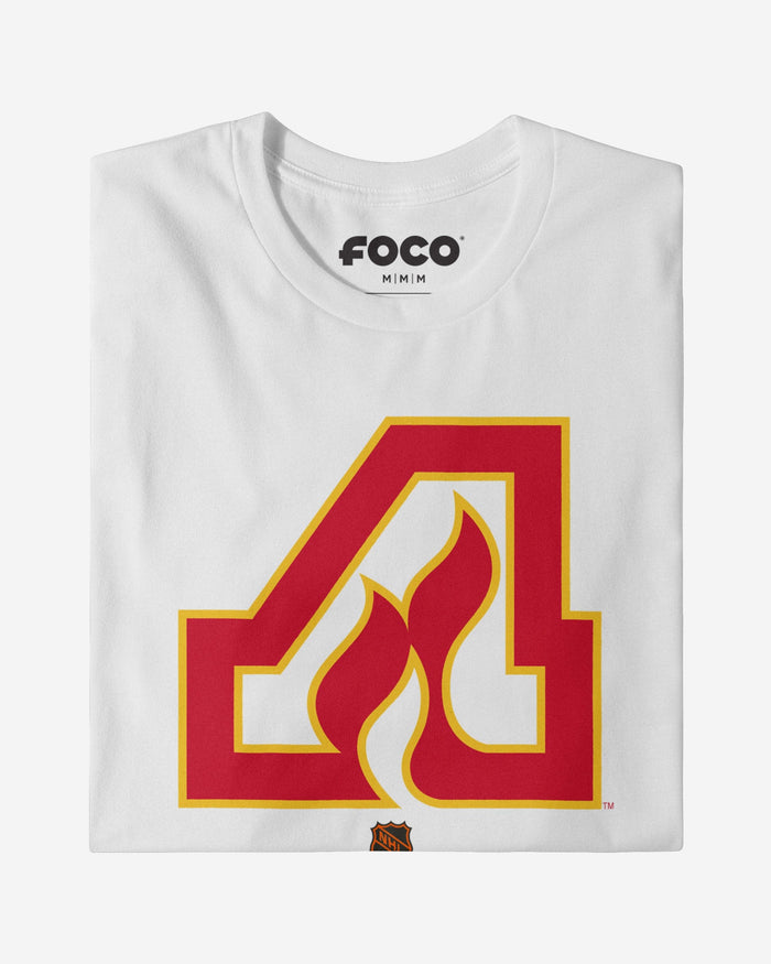 Atlanta Flames 1972 Retro Logo T-Shirt FOCO Natural S - FOCO.com