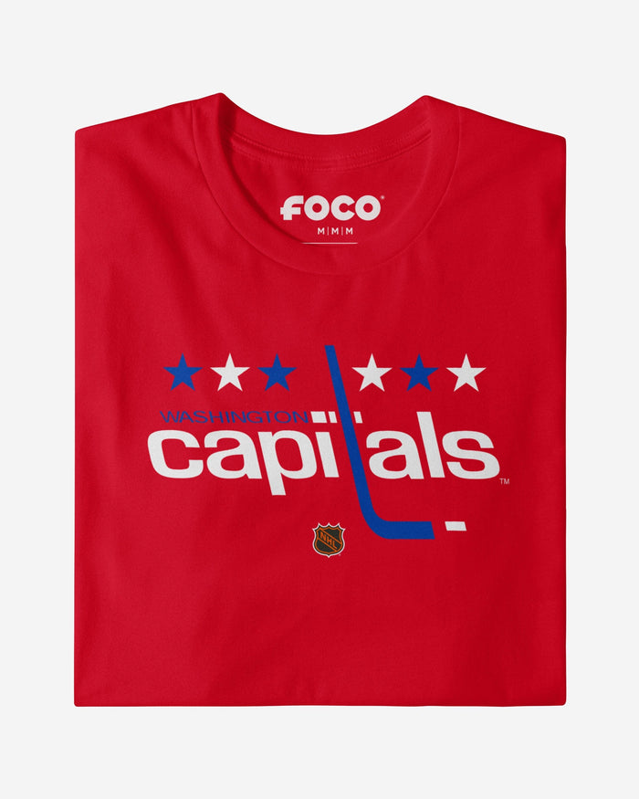 Washington Capitals 1974 Retro Logo T-Shirt FOCO Red S - FOCO.com