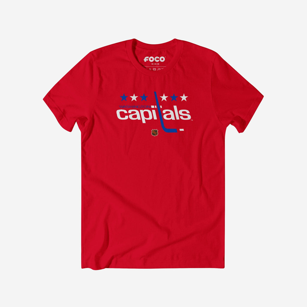 Washington Capitals 1974 Retro Logo T-Shirt FOCO Red S - FOCO.com