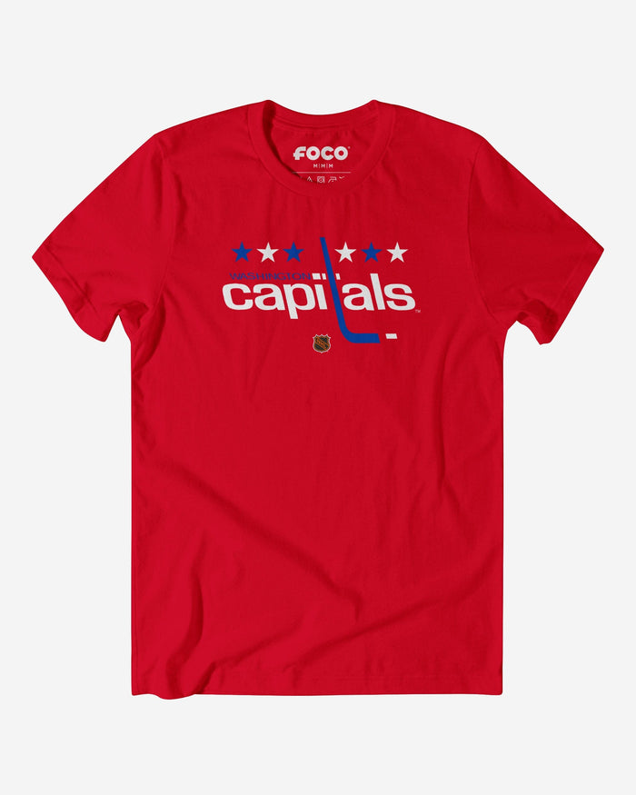 Washington Capitals 1974 Retro Logo T-Shirt FOCO Red S - FOCO.com