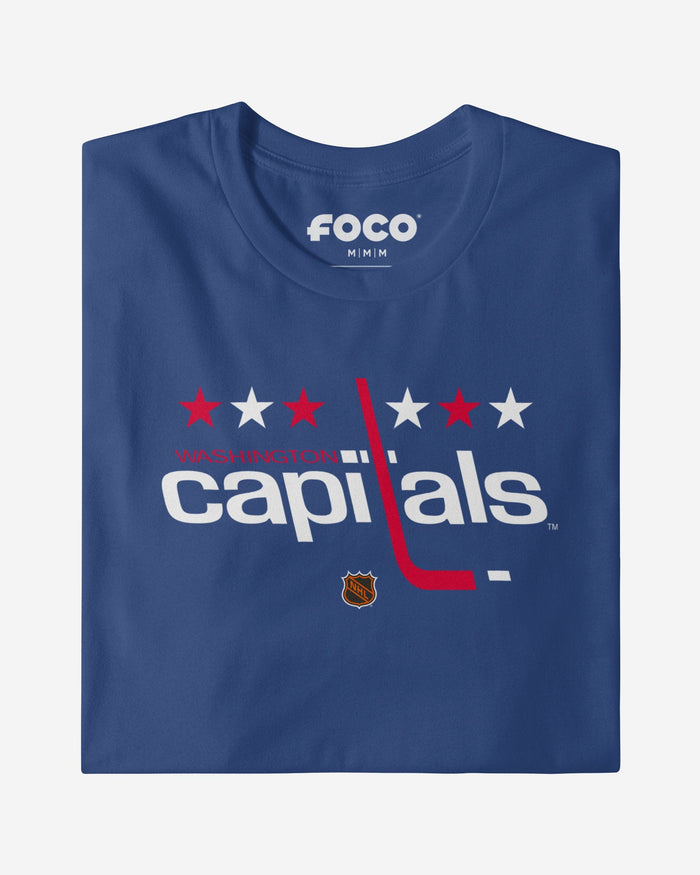 Washington Capitals 1974 Retro Logo T-Shirt FOCO Red S - FOCO.com