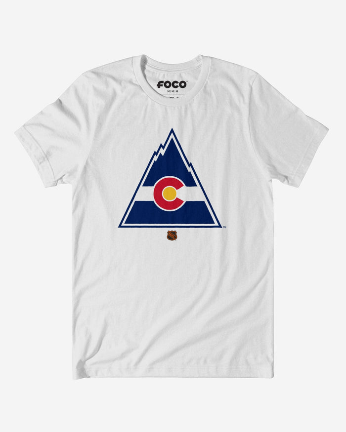 Colorado Rockies 1976 Retro Logo T-Shirt FOCO White S - FOCO.com