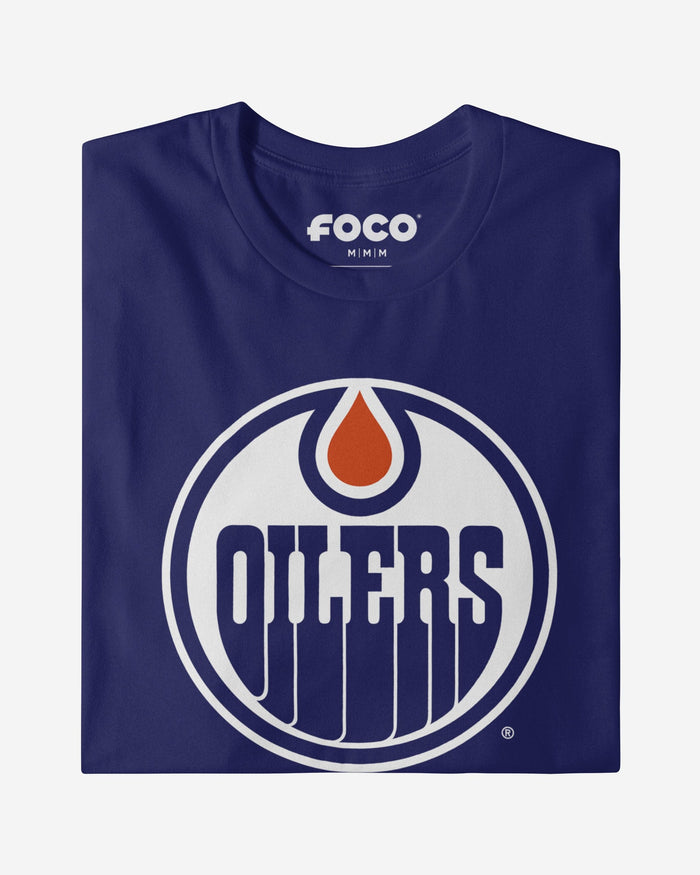 Edmonton Oilers 1979 Retro Logo T-Shirt FOCO Poppy S - FOCO.com
